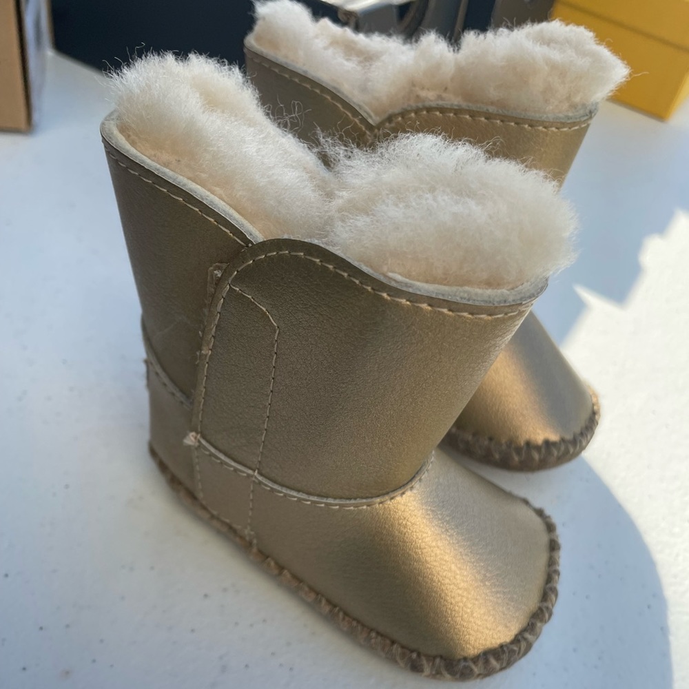 Gold Infant Ugg boots